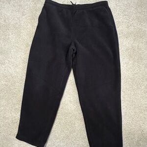 Cabela's Polartec Fleece Pants Black Womens Reg 2XL Pull On Plush and Warm!